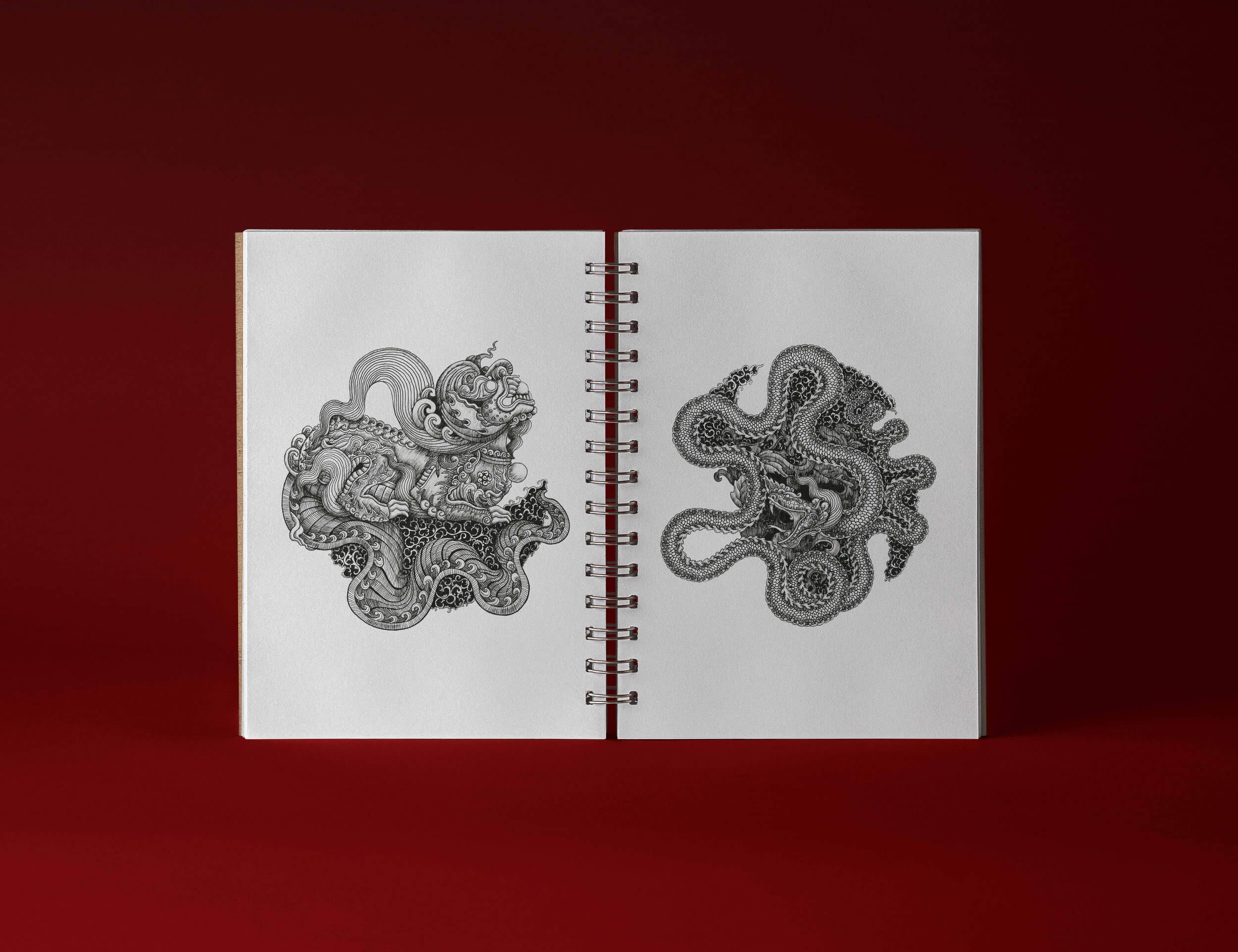 Lion and Snake
