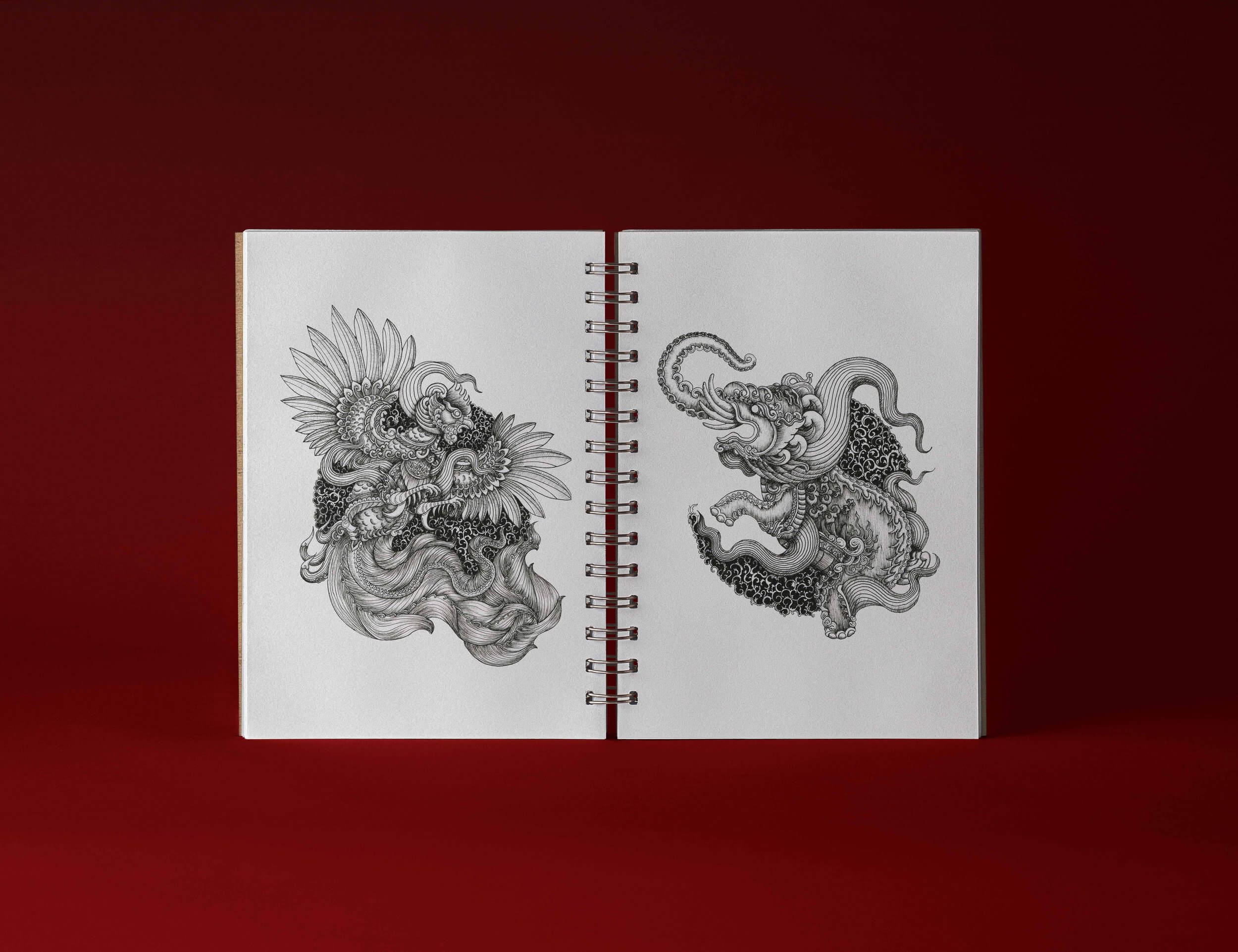 Rooster and Elephant