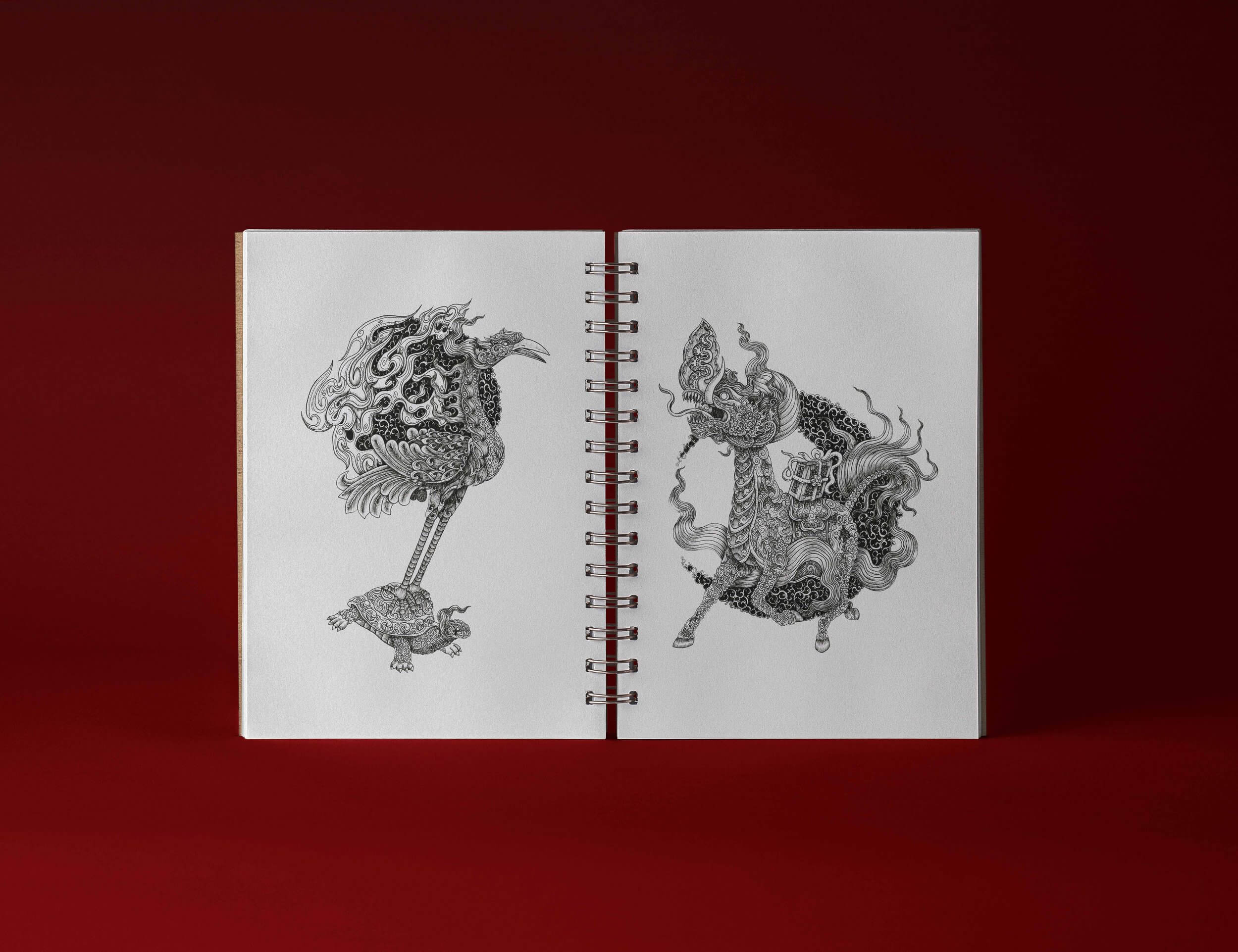 Crane and Dragon Horse