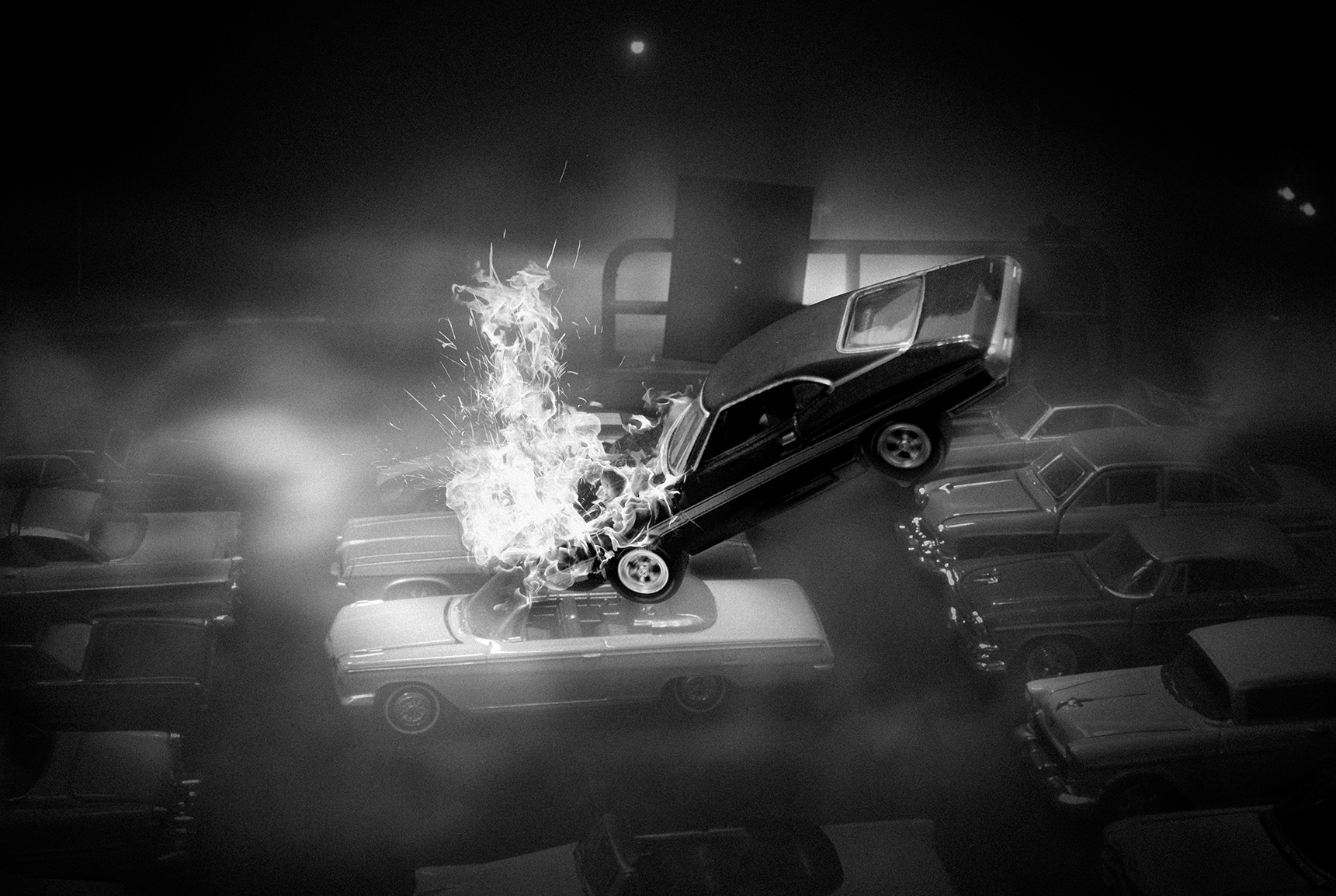 Jumping Cars Fire