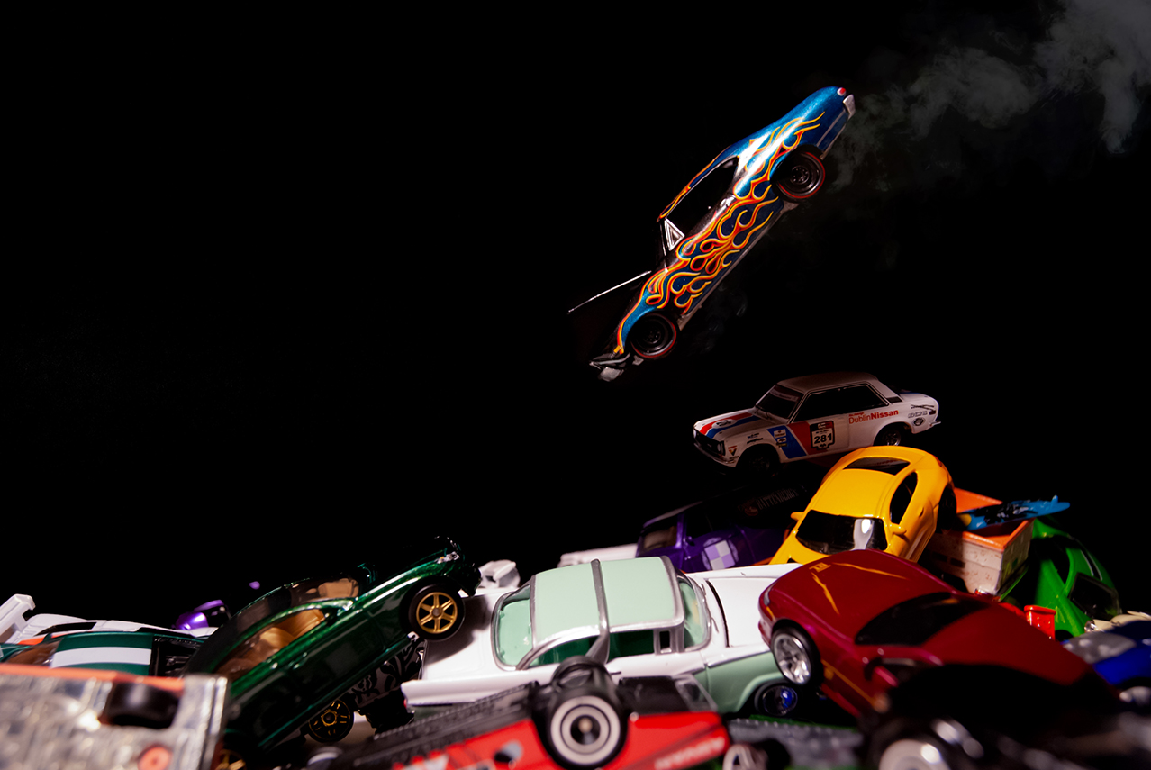 Jumping Cars Smoke