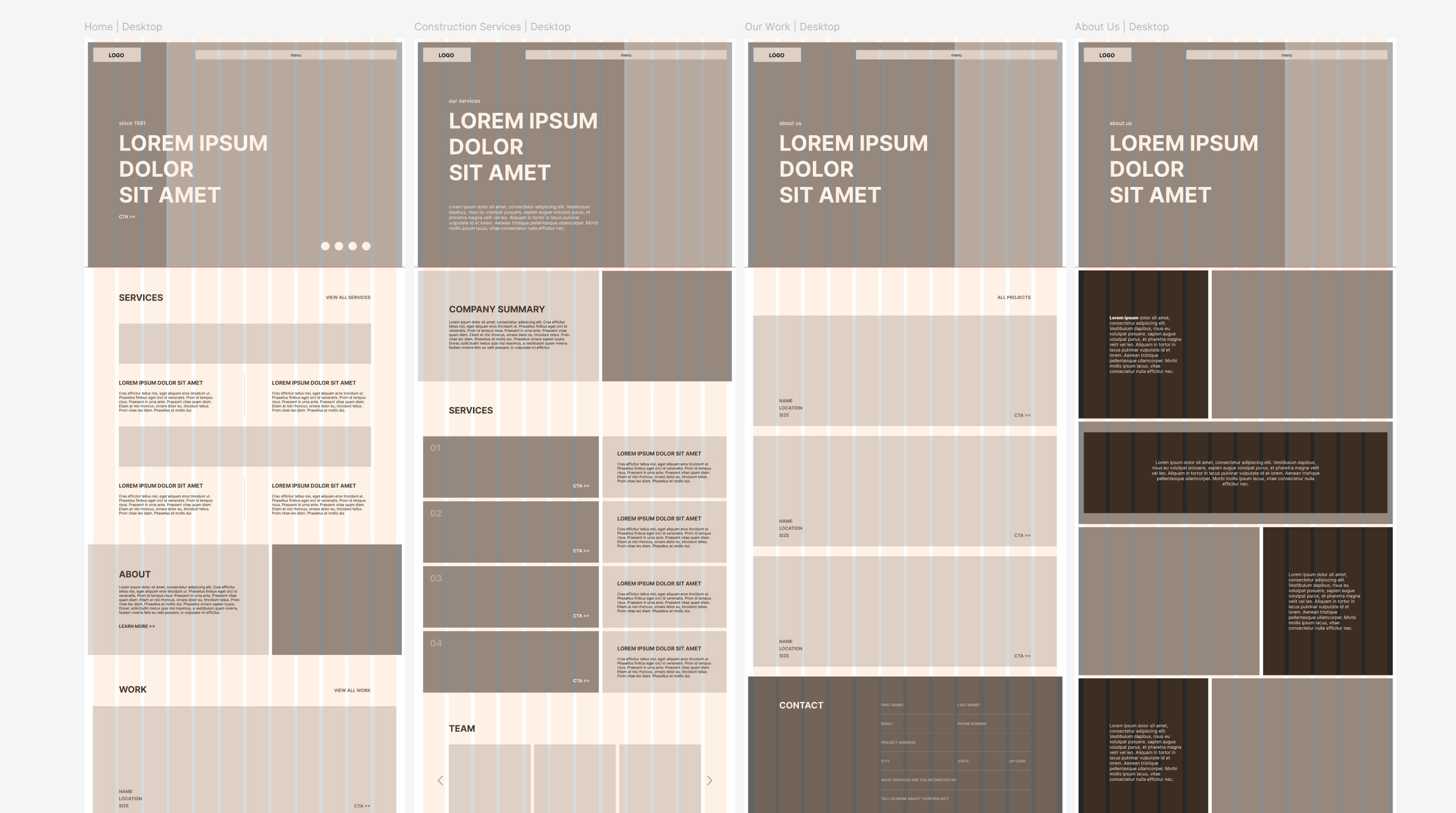 FRC Wireframes